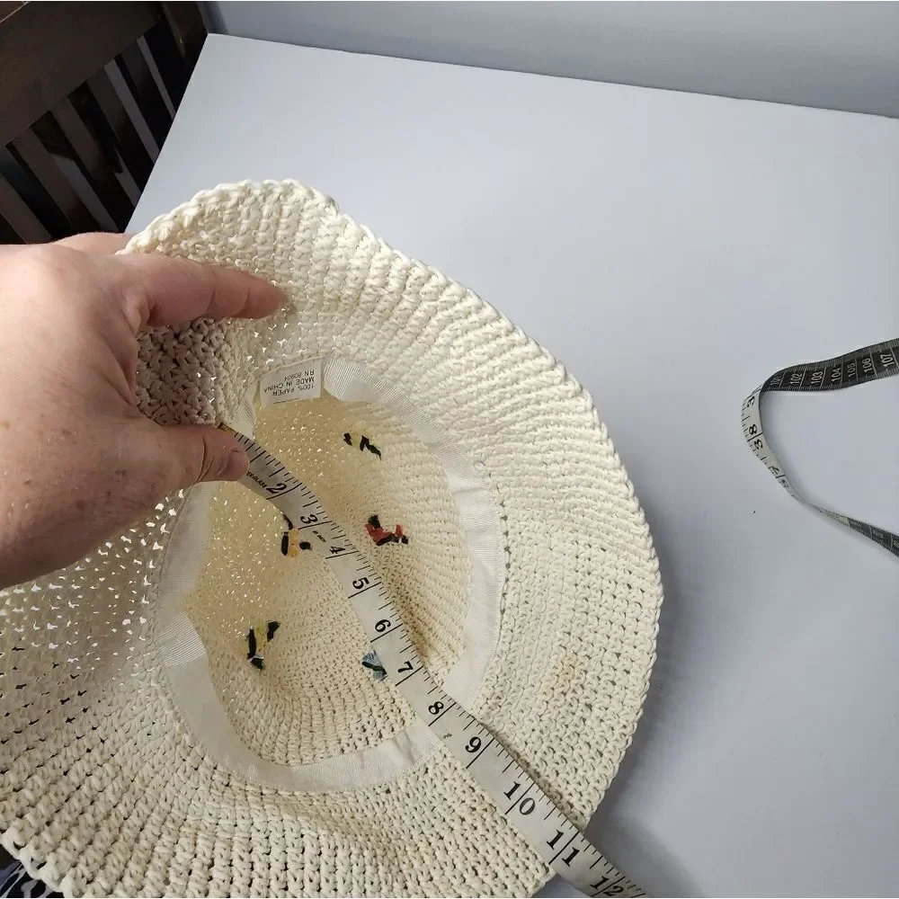 August Straw Bucket Hat 100% Bucket Hat